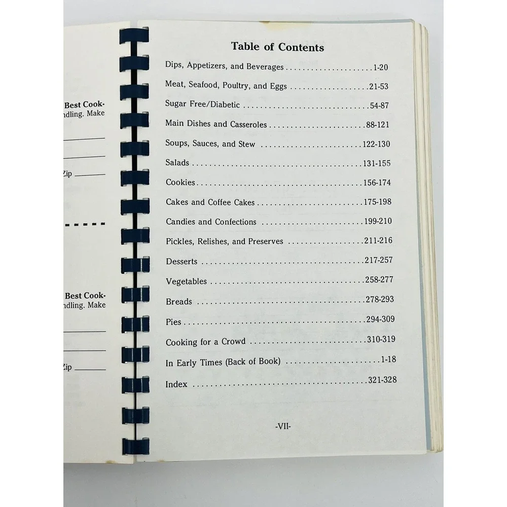 Sharing Our Best Cookbook Vintage The Living Light Ministries Roseville, IL